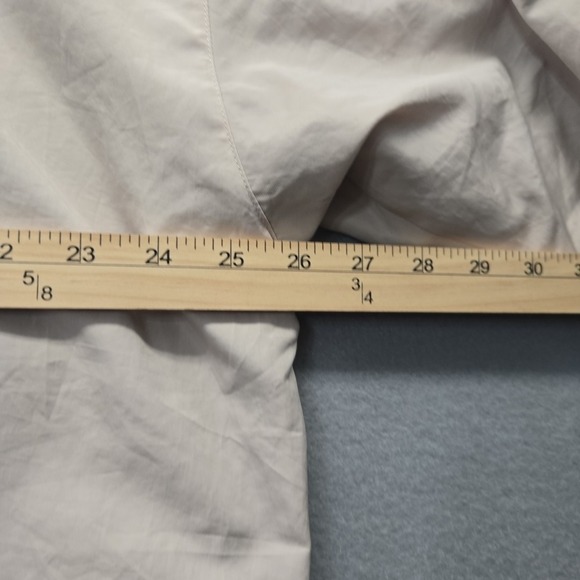 Footjoy Dryjoys Men's Golf Jacket Large 1/2  Zip Waterproof  Short Sleeve Tan - Picture 10 of 10